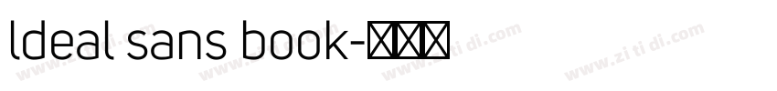 ldeal sans book字体转换